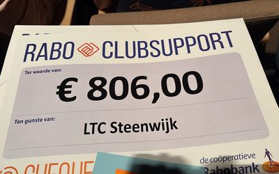 Meer dan € 800,- van de actie RaboClubSupport